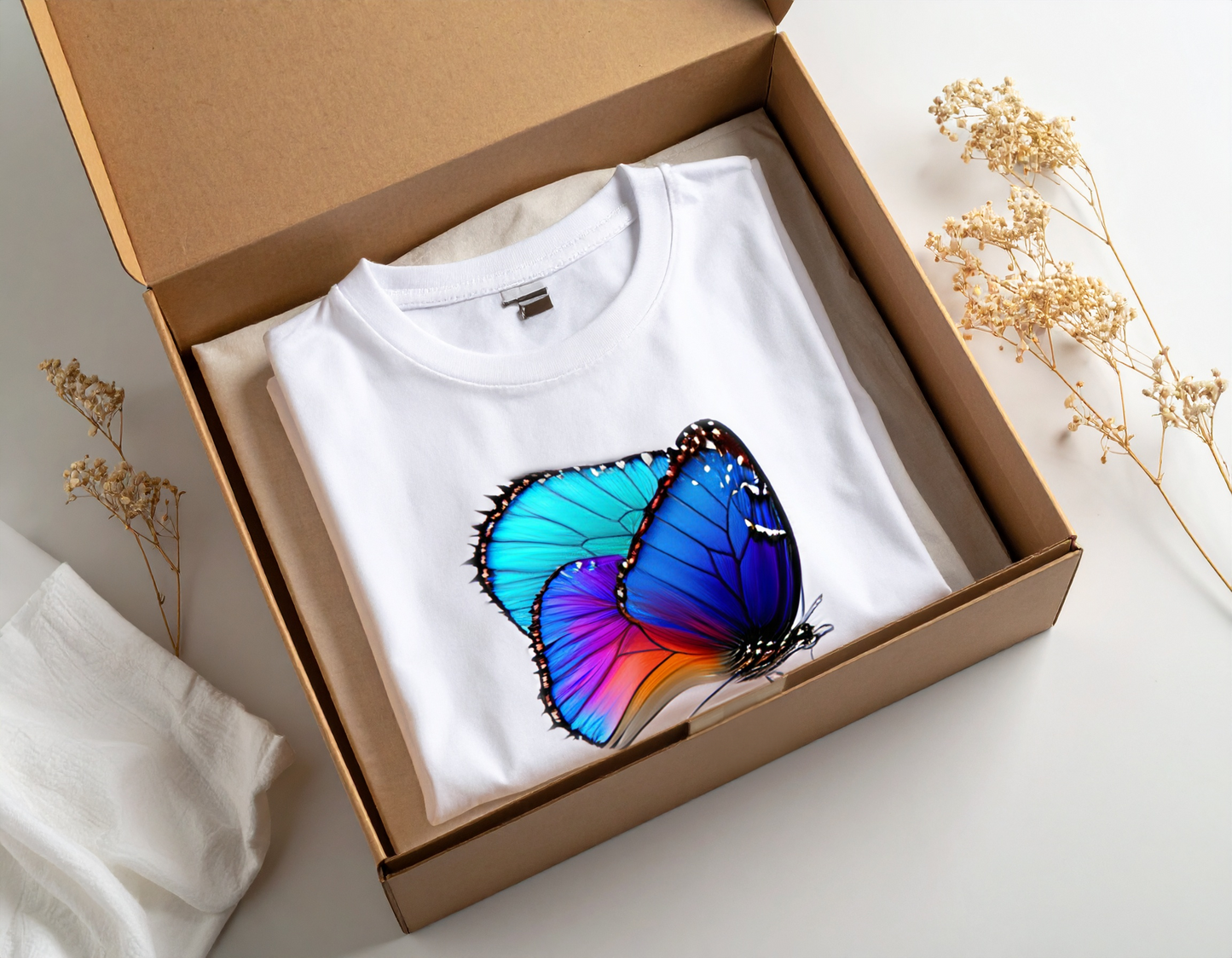 Abigail- Luxe Stitch & Printed: Premium Kid Designer Red Bike Cotton Tee