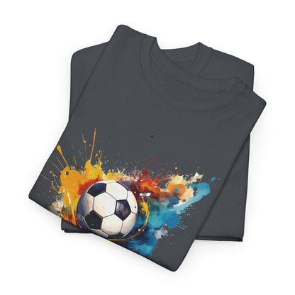 Rodney- Luxe Stitch & Printed: Premium Kid Designer Soccer Art Cotton Tee
