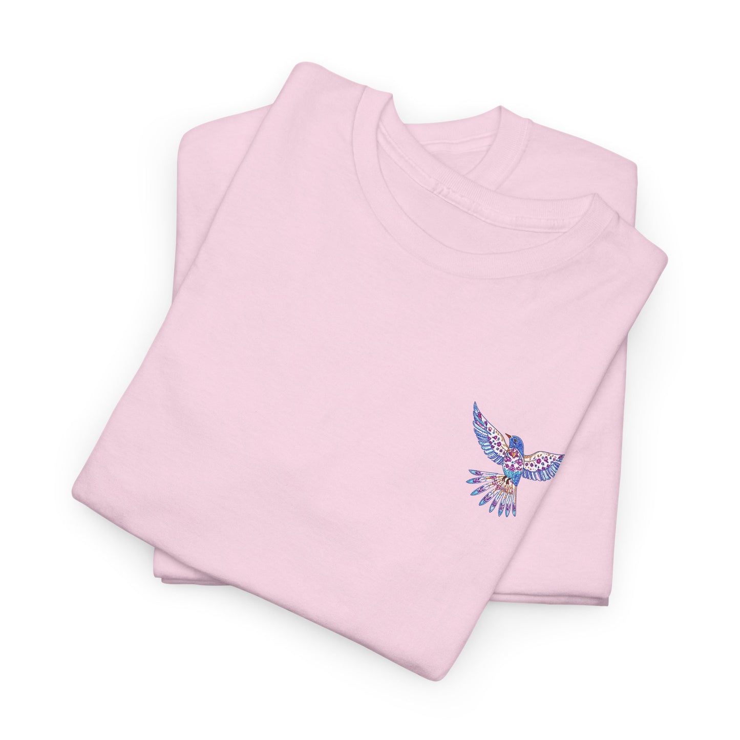Fly High- Luxe Stitch & Embroidered : Premium Women Designer Embroidered Cotton Tee
