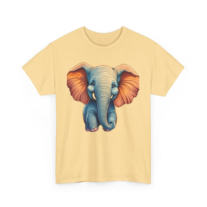 Ralph- Luxe Stitch & Printed: Premium Kid Designer Elephant Cotton Tee