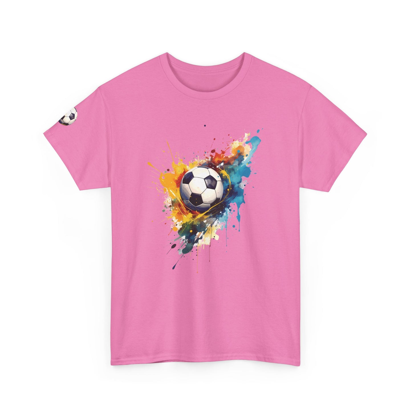 Mia- Luxe Stitch & Printed: Premium Kid Designer Soccer Art Cotton Tee