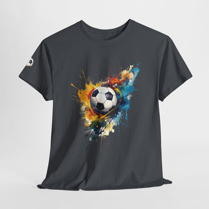 Rodney- Luxe Stitch & Printed: Premium Kid Designer Soccer Art Cotton Tee