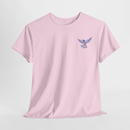 Fly High- Luxe Stitch & Embroidered : Premium Women Designer Embroidered Cotton Tee