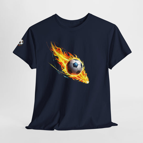 A Football Night- Luxe Stitch & Embroidered: Premium Men Designer Cotton Tee