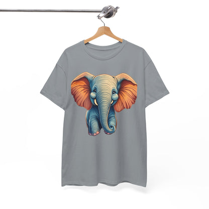 Austin- Luxe Stitch & Printed: Premium Kid Designer Elephant Cotton Tee