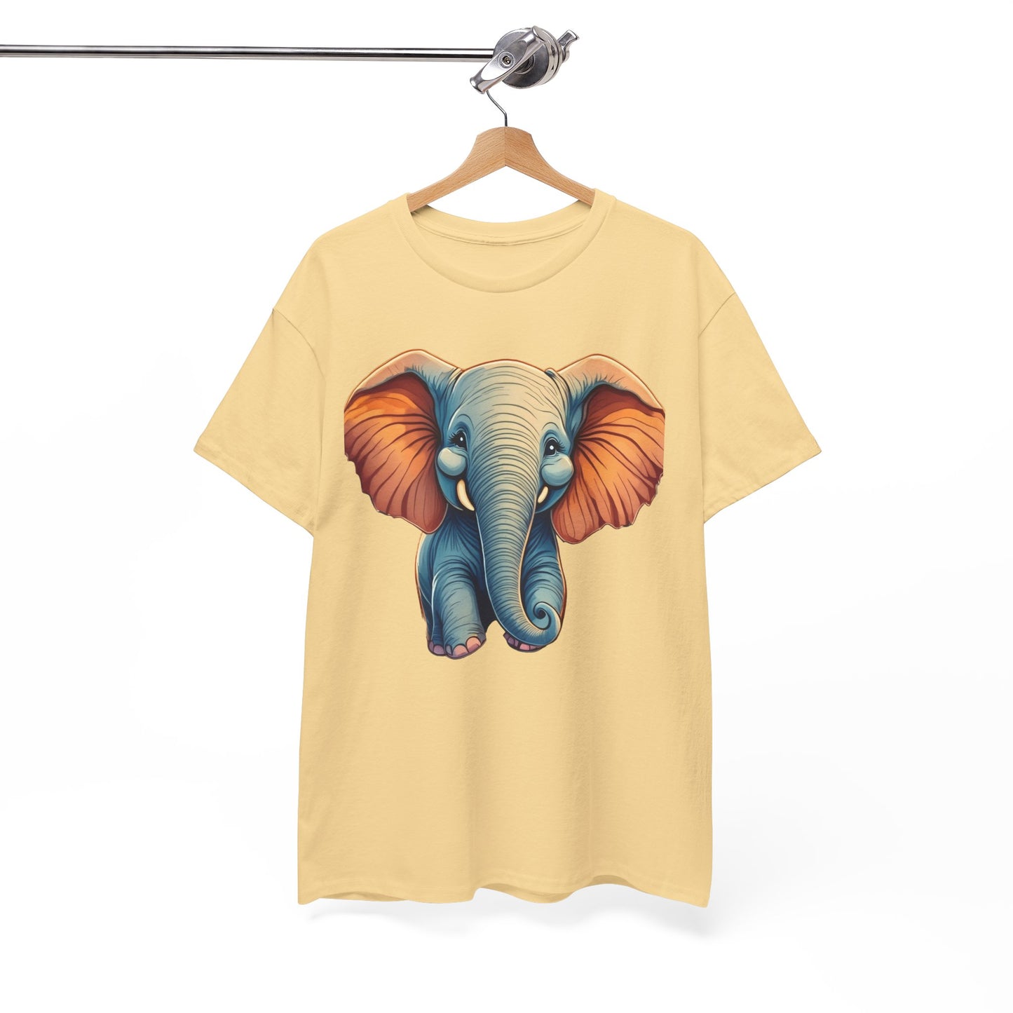 Ralph- Luxe Stitch & Printed: Premium Kid Designer Elephant Cotton Tee