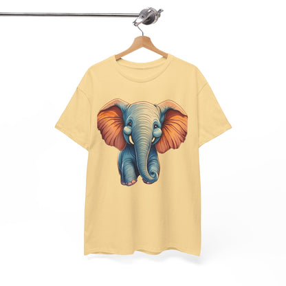 Ralph- Luxe Stitch & Printed: Premium Kid Designer Elephant Cotton Tee