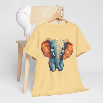 Ralph- Luxe Stitch & Printed: Premium Kid Designer Elephant Cotton Tee