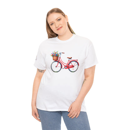 Flower Ways- Luxe Stitch & Printed: Premium Women Designer Cotton Tee
