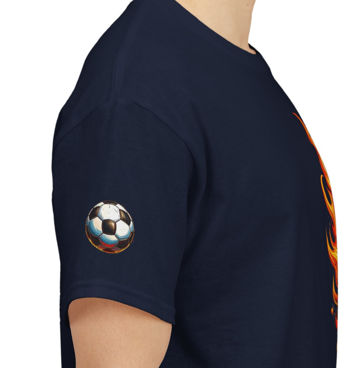 Harley- Luxe Stitch & Print: Premium Kid Designer Soccer Cotton Tee