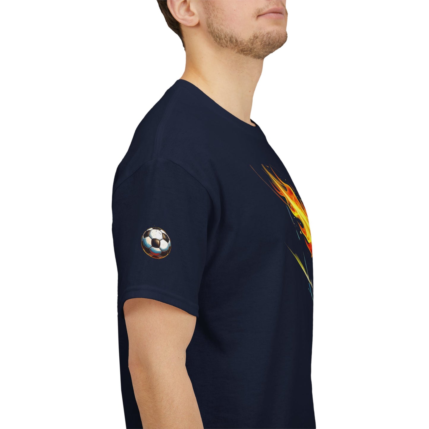 A Football Night- Luxe Stitch & Embroidered: Premium Men Designer Cotton Tee