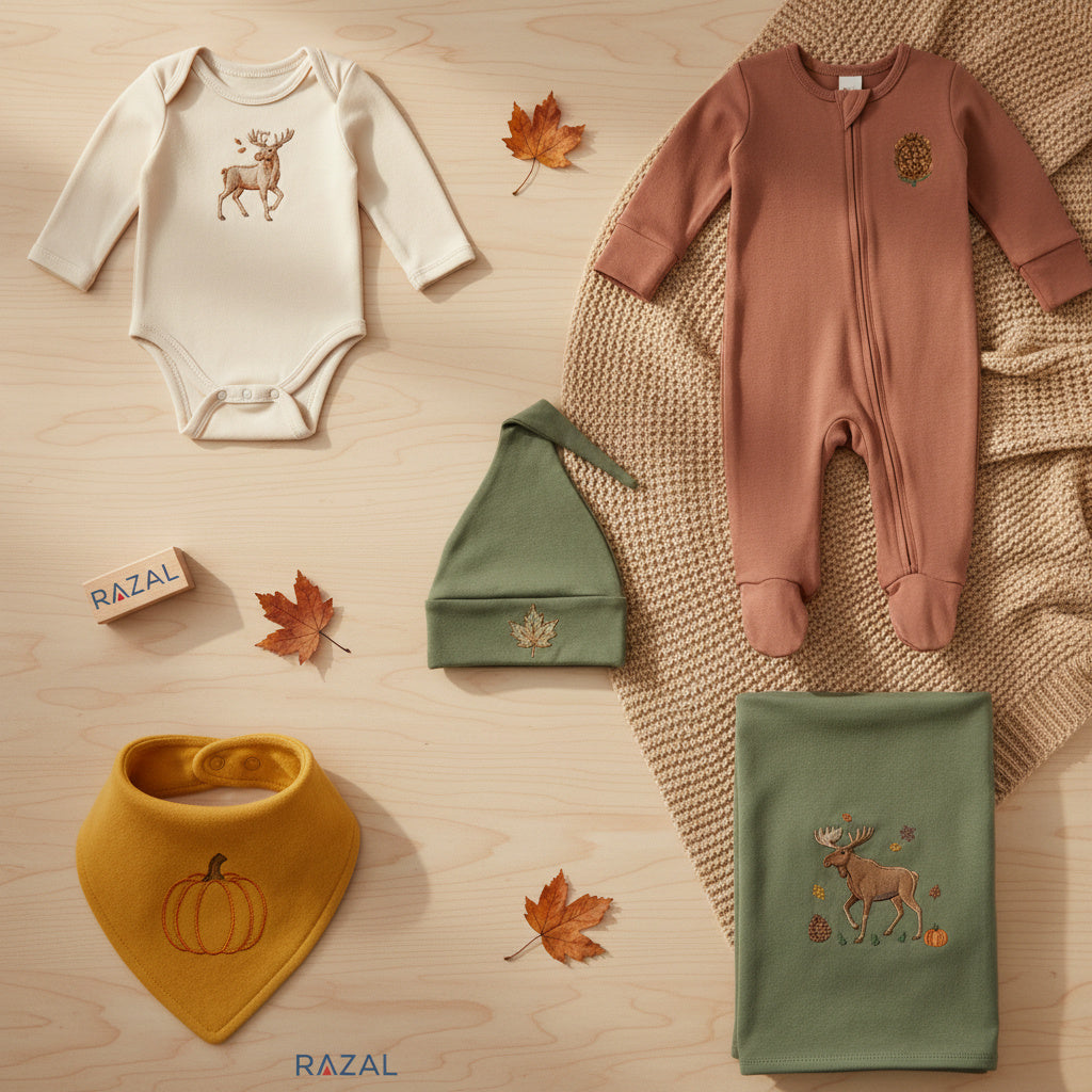 Autumn Leaf Heirloom Box – Complete 5-Piece Premium Set (0–24 Months)