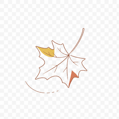 Embroidered Leaf Knotted Baby Beanie – Cozy Fall Welcome (100% Cotton, Ginger)